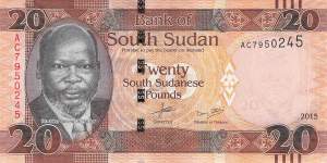 20 Pound Süd Sudan p13a